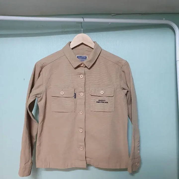 [BUNJANG] Sculptor Shirt Jacket Free Size / 스컬프터 셔츠형 자켓 프리