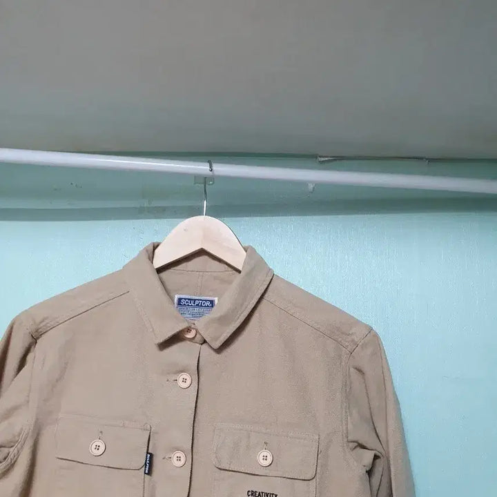 [BUNJANG] Sculptor Shirt Jacket Free Size / 스컬프터 셔츠형 자켓 프리