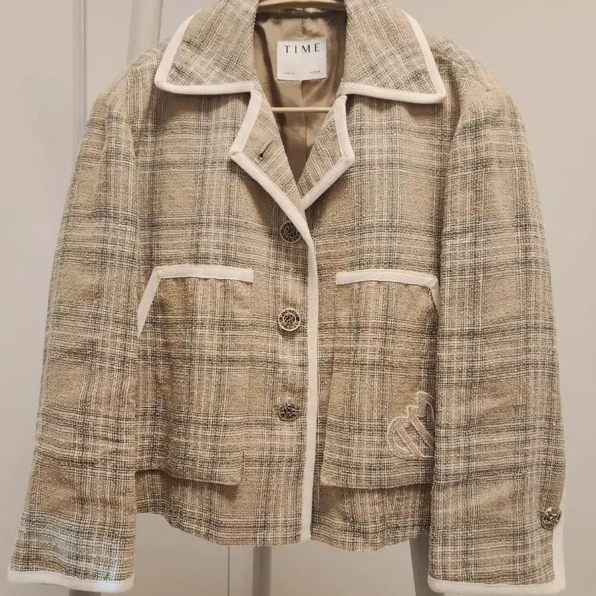[BUNJANG] Time Check Pattern 7-Sleeve Jacket / 타임)7부자켓
