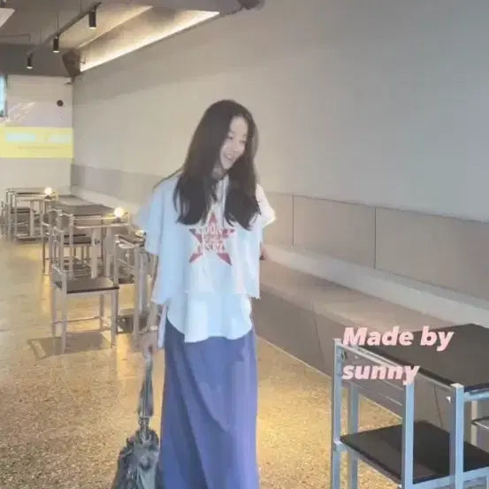 [BUNJANG] Sunny Boutique Hooded Short Sleeve T-Shirt / 써니부티크 후드반팔