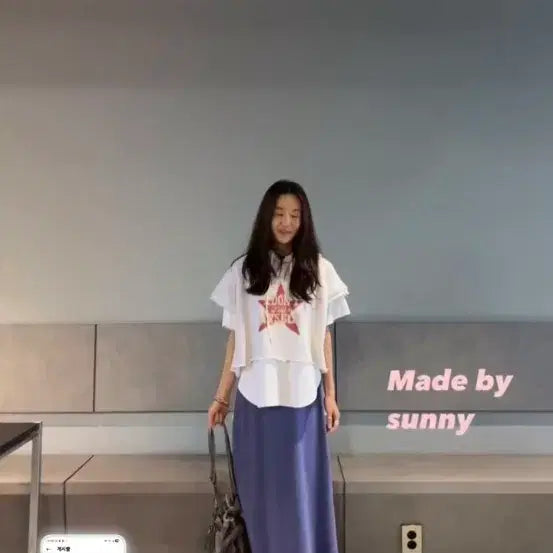 [BUNJANG] Sunny Boutique Hooded Short Sleeve T-Shirt / 써니부티크 후드반팔
