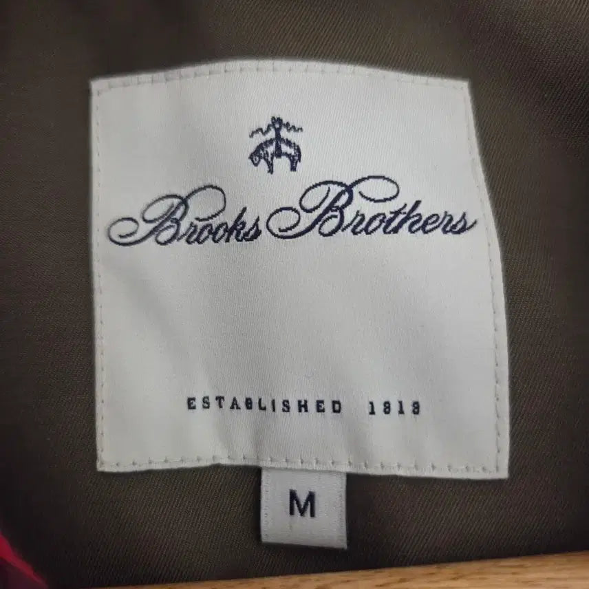 [BUNJANG] Brooks Brothers Bomber Jacket Khaki M / 브룩스브라더스 봄버 자켓 카키 M