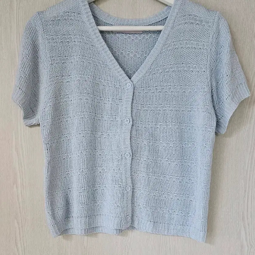 [BUNJANG] Short Sleeve Knit Cardigan / 반팔 니트가디건