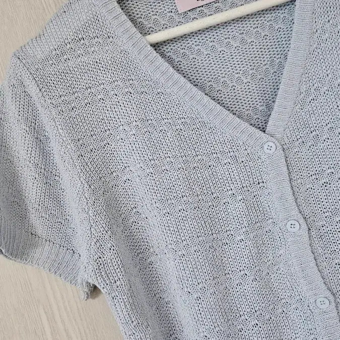 [BUNJANG] Short Sleeve Knit Cardigan / 반팔 니트가디건