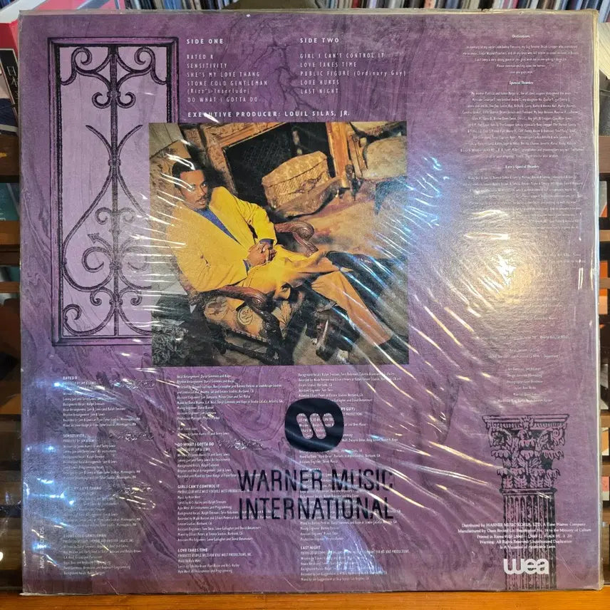 [BUNJANG] Ralph Tresvant Rated R 1991 Oasis Records Sealed LP / Ralph Tresvant.rated R/sensitivity.91.오아