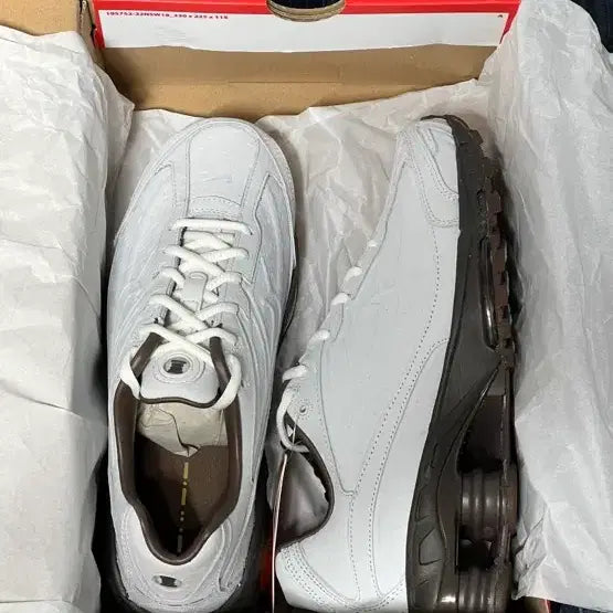 [BUNJANG] Nike Shox R4 Premium Off-White Baroque Brown / (매장 정품) 나이키 샥스 라이드 2 프리미엄 오프 화이트(265~280