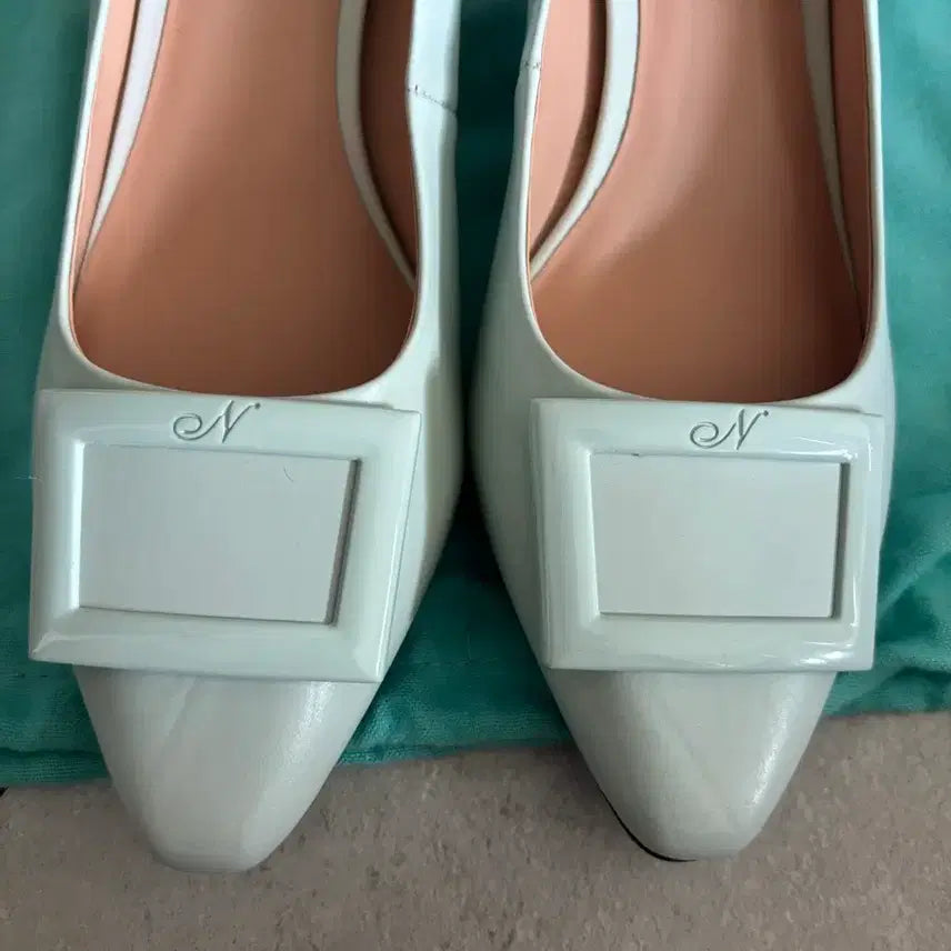 [BUNJANG] Namuhana Mint Pumps 255mm / 나무하나 민트색 펌프스 255mm 판매합니다