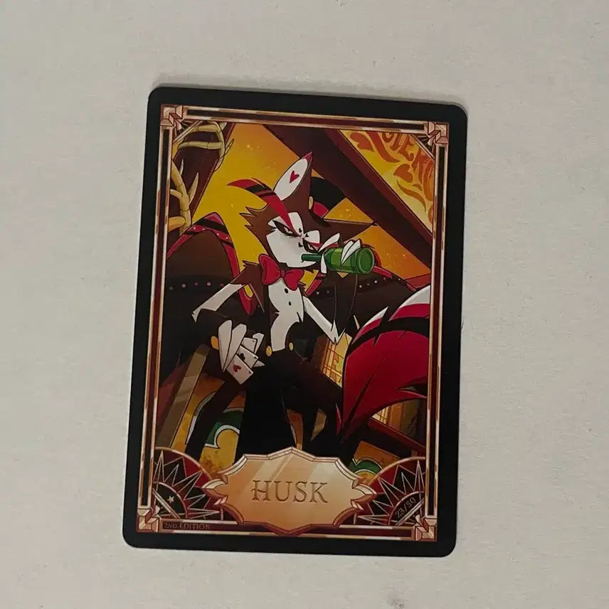 [BUNJANG] Hazbin Hotel Husk Trading Card 2nd Edition / (해즈빈호텔 허스크 트레카)