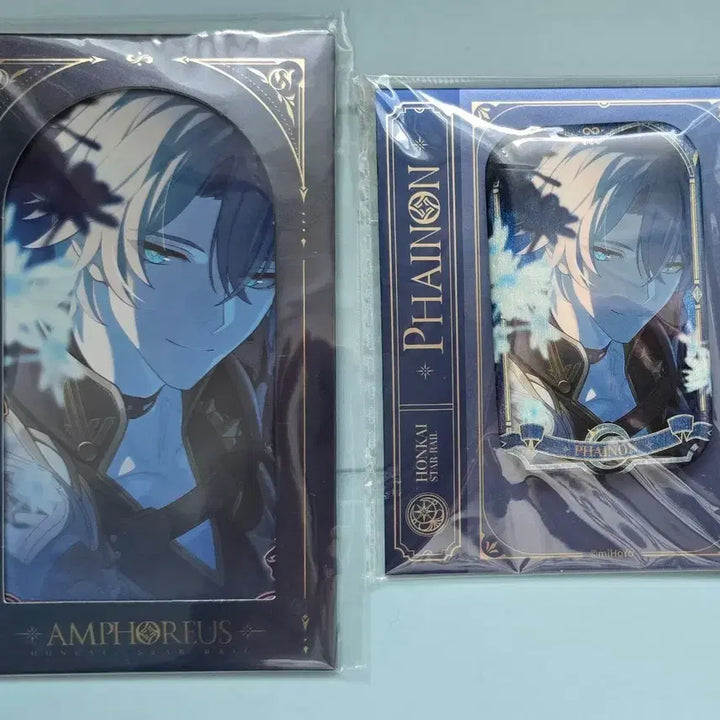 [BUNJANG] Honkai: Star Rail Argenti Card &amp; Glitter Badge Set / 붕괴 스타레일 파이논 카드 &amp; 글리터 뱃지