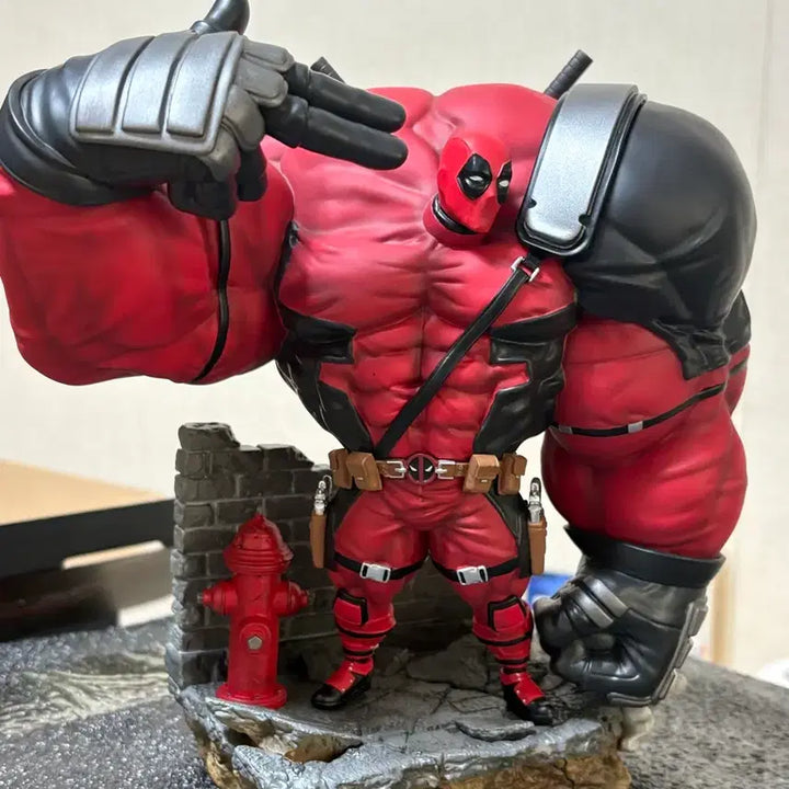 [BUNJANG] XS &amp; AX Deadpool Resin Limited Edition Figure / XS &amp; AX 레진 데드풀 피규어