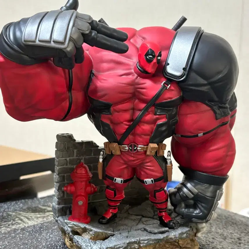 [BUNJANG] XS &amp; AX Deadpool Resin Limited Edition Figure / XS &amp; AX 레진 데드풀 피규어