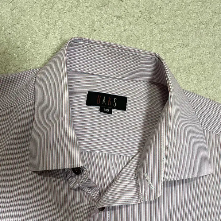 [BUNJANG] DAKS Striped Long-Sleeve Shirt / DAKS 닥스 스트라이프 긴팔 셔츠 100