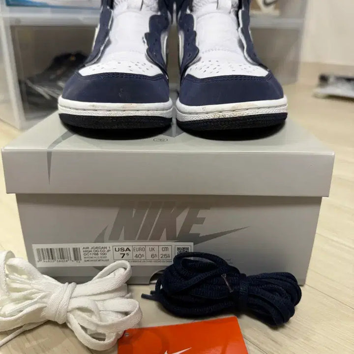 [BUNJANG] Air Jordan 1 Retro High OG CO.JP Midnight Navy / 조던 1 레트로 하이 OG CO.JP 미드나잇 네이비 255