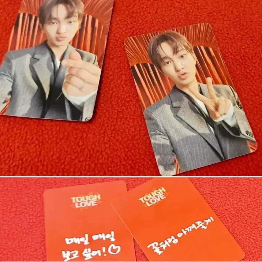[BUNJANG] Onew "Tough Love" Handwritten Version Apple Music POB Set (2 Photocards) / 온유 터프러브 손글씨ver 애플뮤직 미공포 2장 set