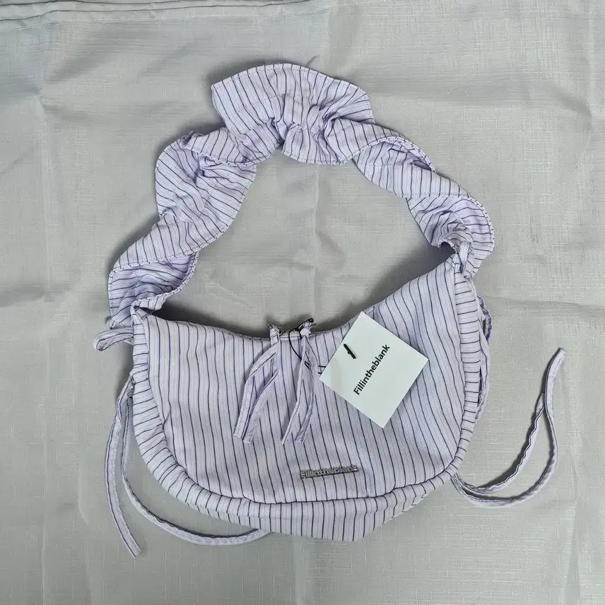 [BUNJANG] Fillintheblank Two-Way Shirt Bag Lavender / Fillintheblank 필인더블랭크 셔츠 투웨이 백