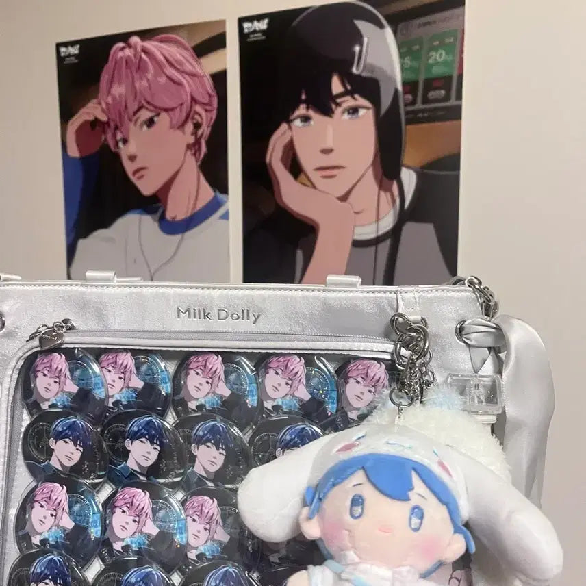 [BUNJANG] Plaive Bambi, Yejun, Ita Bag Set with Keychains / 플레이브 밤비 예준 이타백