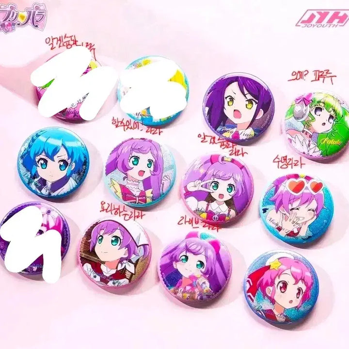 [BUNJANG] PriPara JOYOUTH Chinese Can Badge Set / 프리파라 JOYOUTH 중국 캔뱃지 공구 5세트
