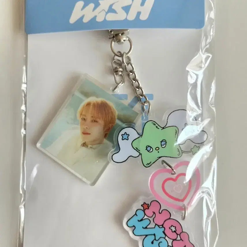 [BUNJANG] NCT WISH WISH Acrylic Photocard Keyring / [NCT WISH - WISH] 아크릴 포토 키링 미개봉 새제품