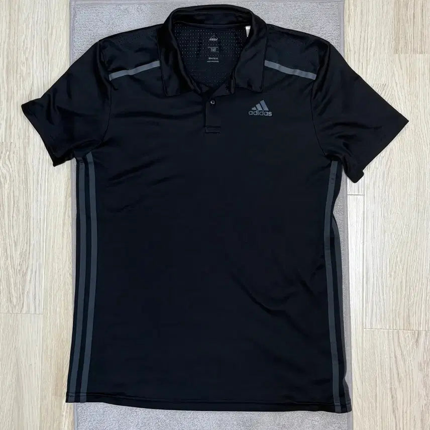 [BUNJANG] Adidas Black Polo T-Shirt XL / [S급] 아디다스 블랙 폴로티 L