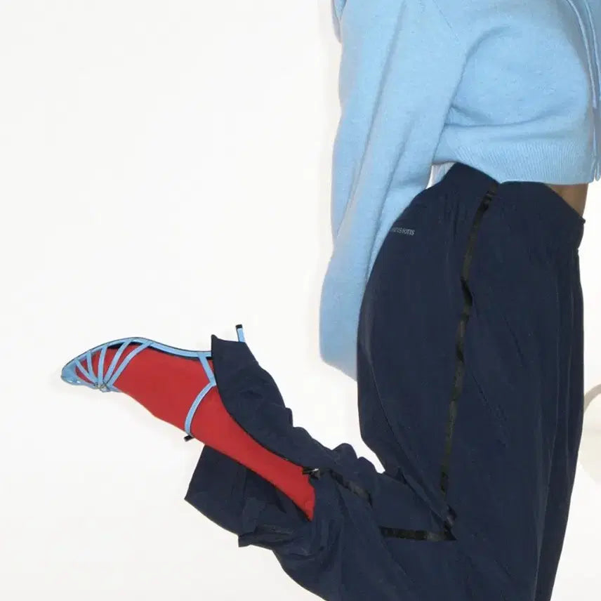 [BUNJANG] Fottsfotts Zip Track Pants Navy / Fottsfotts 포츠포츠 트랙팬츠