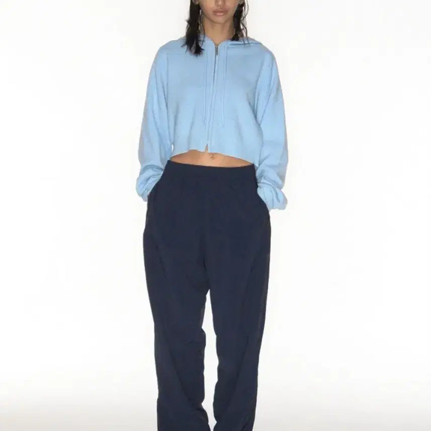 [BUNJANG] Fottsfotts Zip Track Pants Navy / Fottsfotts 포츠포츠 트랙팬츠