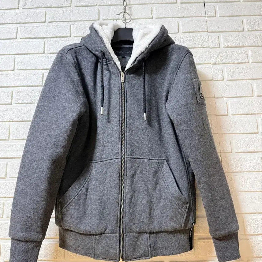 [BUNJANG] Moose Knuckles Bunny Sweater Hoodie Zip-Up / 무스너클 버니스웨터 후드집업 L