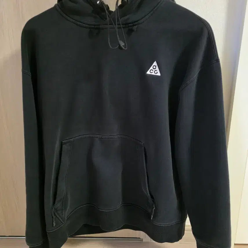 [BUNJANG] Nike ACG Black Hooded Sweatshirt / 나이키 ACG 블랙 후드티