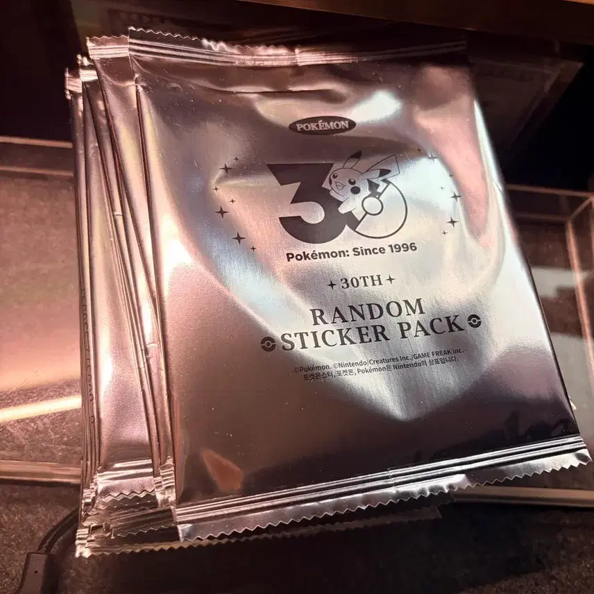 [SOLD OUT] 포켓몬 30주년 스티커 미개봉