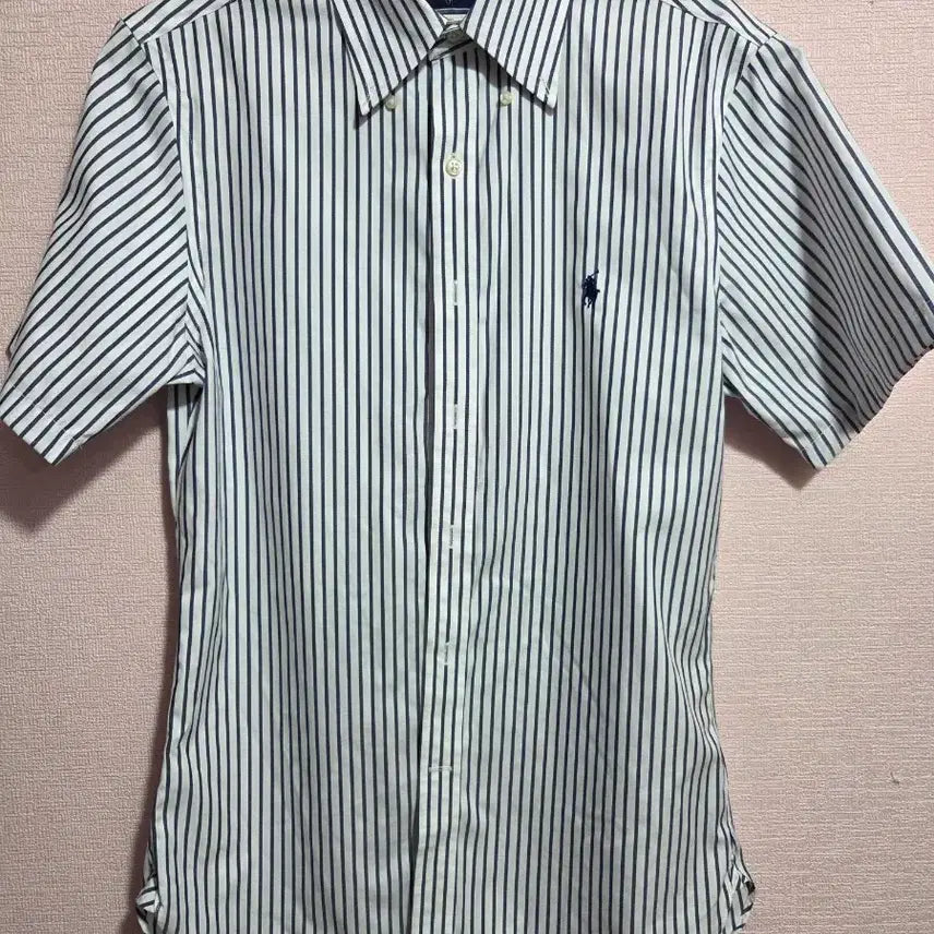 [BUNJANG] Polo Ralph Lauren Striped Short Sleeve Shirt / 폴로 랄프로렌 스트라이프 반팔 셔츠