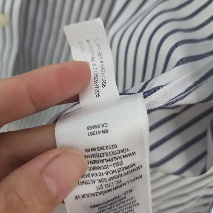 [BUNJANG] Polo Ralph Lauren Striped Short Sleeve Shirt / 폴로 랄프로렌 스트라이프 반팔 셔츠