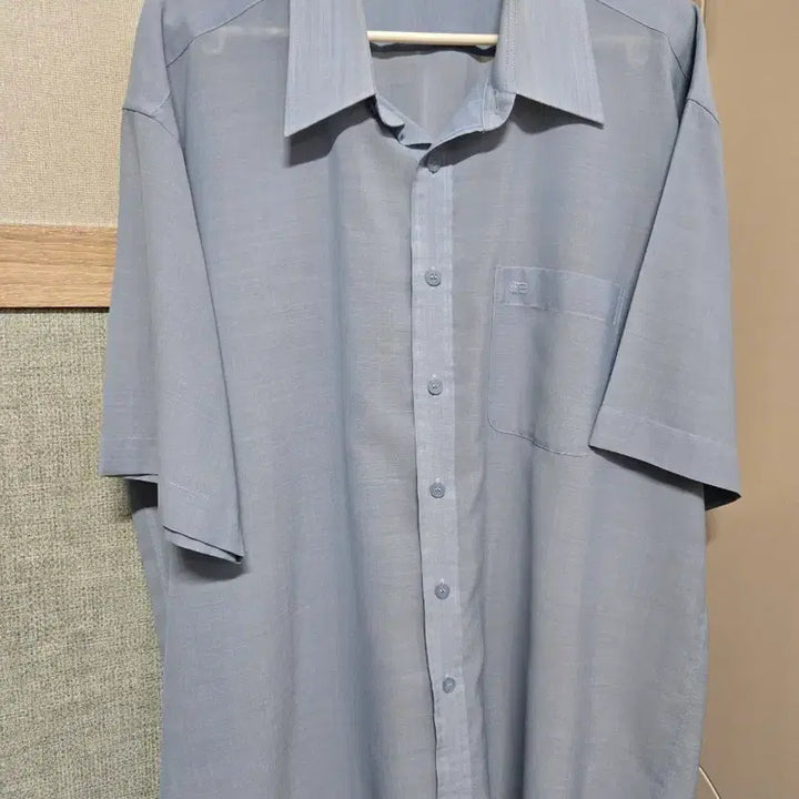 [BUNJANG] Balenciaga Blue Short Sleeve Shirt L / 발렌시아가 블루 반팔 셔츠 L