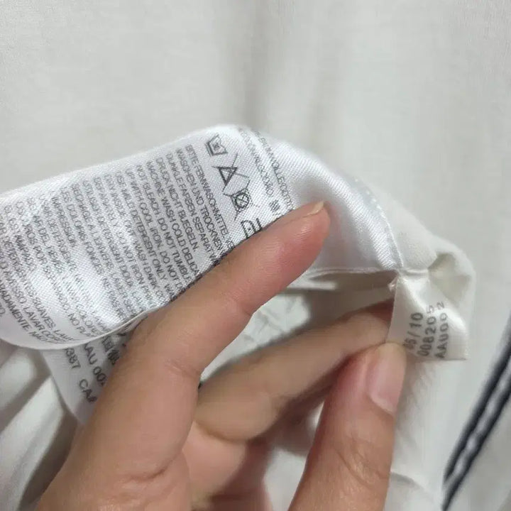 [BUNJANG] Y-3 White Logo Print Long Sleeve T-Shirt / Y3 화이트 로고 프린트 긴팔 티셔츠