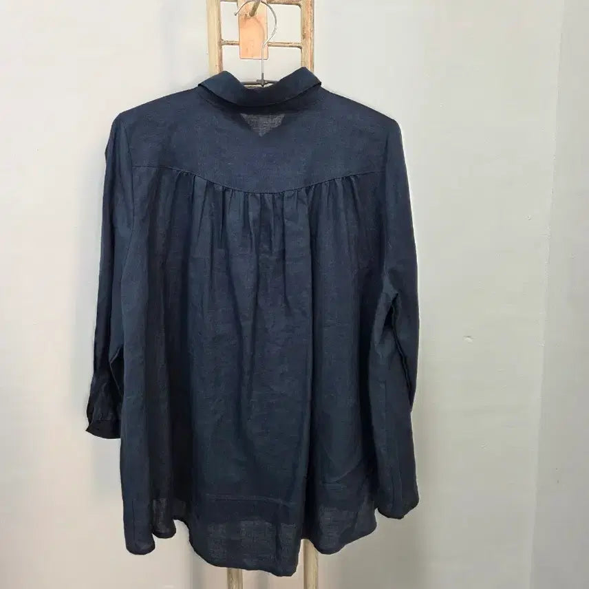 [BUNJANG] Blue i Linen Shirt / Blue i 린넨 셔츠