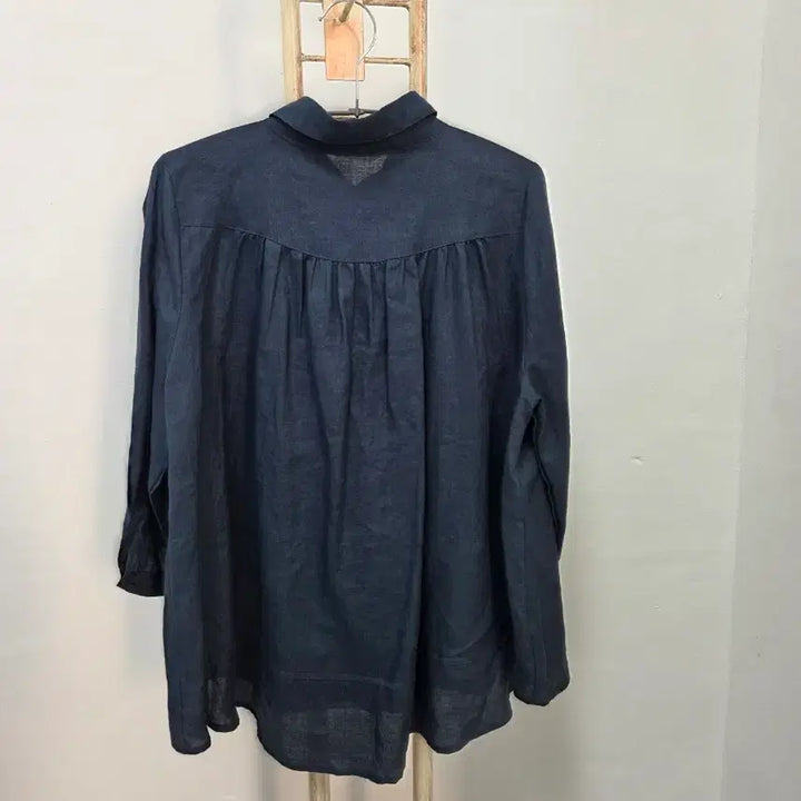 [BUNJANG] Blue i Linen Shirt / Blue i 린넨 셔츠