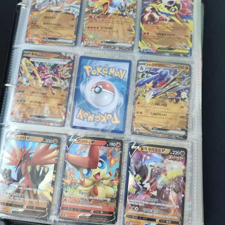 [BUNJANG] Pokemon Card Binder 864 Card Capacity with Bonus Cards / 포켓몬도감 판매