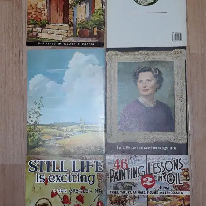 [BUNJANG] Walter Foster Art Instruction Book Set (6 Volumes) / 미술 그림 그리기 화집 6권 세트 Walter Foster
