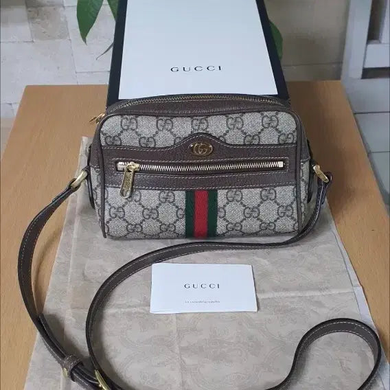 [BUNJANG] Gucci Ophidia Mini Crossbody Bag Beige / 구찌 오피디아 크로스백/카메라백 미니 정품S급(감정O)