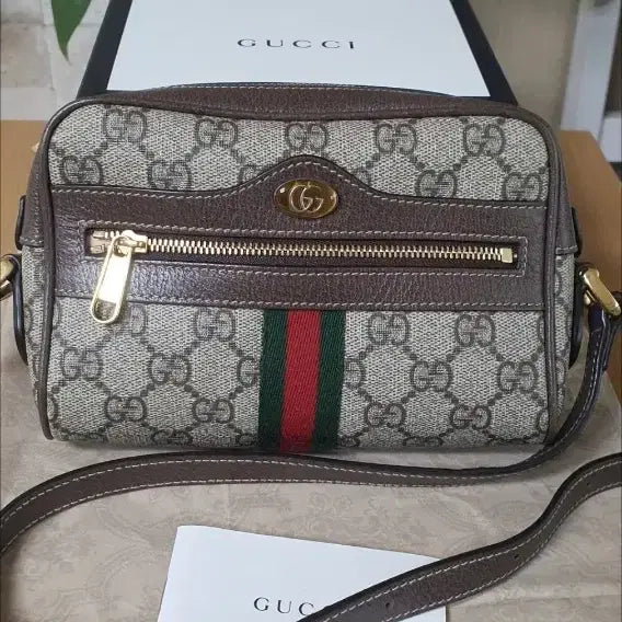 [BUNJANG] Gucci Ophidia Mini Crossbody Bag Beige / 구찌 오피디아 크로스백/카메라백 미니 정품S급(감정O)