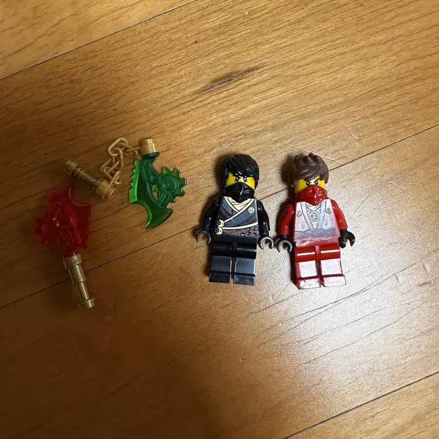 [BUNJANG] LEGO Ninjago Rebooted Kai &amp; Cole Bundle (Weapons Included) / 레고 닌자고 리부티드 카이, 콜 일괄 판매 (무기포함)