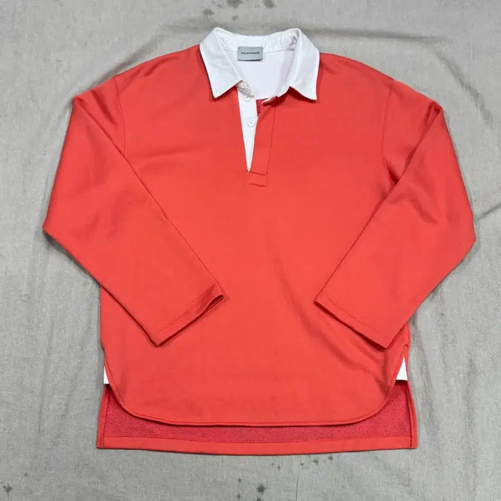 [BUNJANG] Solid Homme Color Block Rugby Shirt / 솔리드옴므 오버 피치 배색 럭비티 46