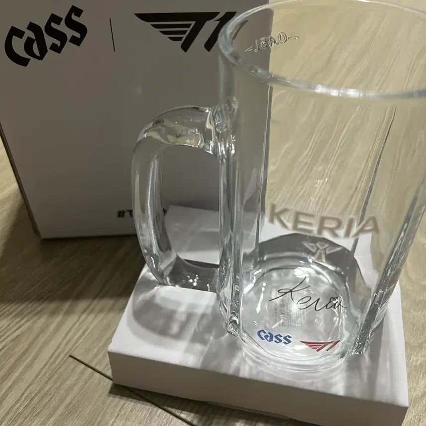 [BUNJANG] T1 Keria x Cass Beer Glass / T1 케리아 카스 맥주잔