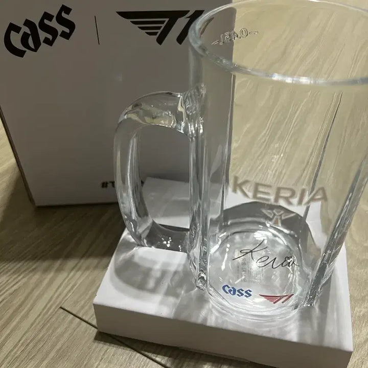 [BUNJANG] T1 Keria x Cass Beer Glass / T1 케리아 카스 맥주잔