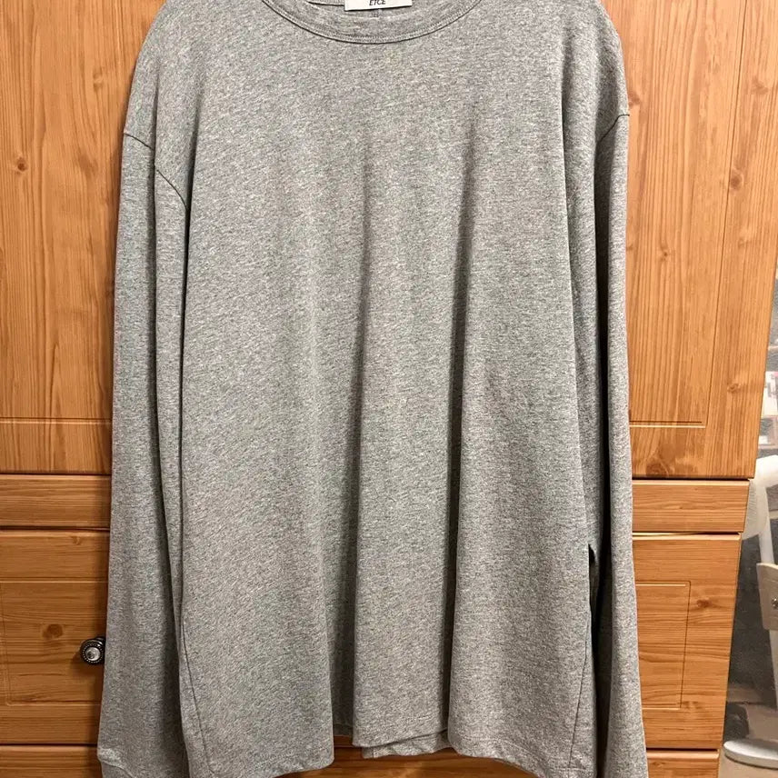 [BUNJANG] ETCE Long Sleeve Glove T-Shirt (Melange Grey) / [M] ETCE GLOVE LONG SLEEVE(멜란지 그레이) 팝니다.