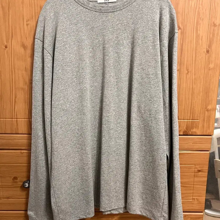 [BUNJANG] ETCE Long Sleeve Glove T-Shirt (Melange Grey) / [M] ETCE GLOVE LONG SLEEVE(멜란지 그레이) 팝니다.