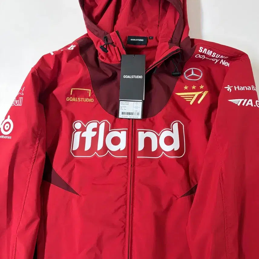 [BUNJANG] T1 Faker 2023 Worlds L L Size Jacket Uniform Red / [L] 택O 23 T1티원 월즈 자켓 유니폼 페이커 마킹 RED