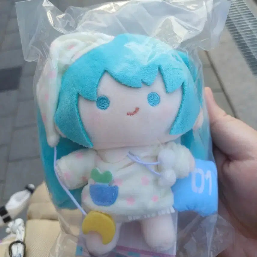 [BUNJANG] Hatsune Miku Sweet Dream Plush Keychain / 하츠네 미쿠 스위트 드림 봉제인형 키링