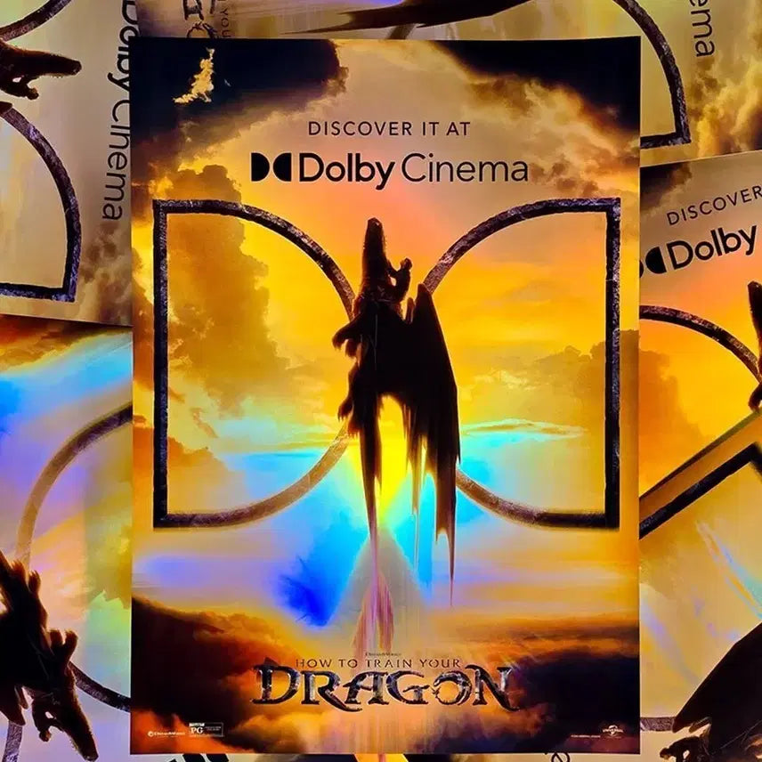 [BUNJANG] How to Train Your Dragon Dolby Cinema Poster / 드래곤 길들이기 돌비 포스터