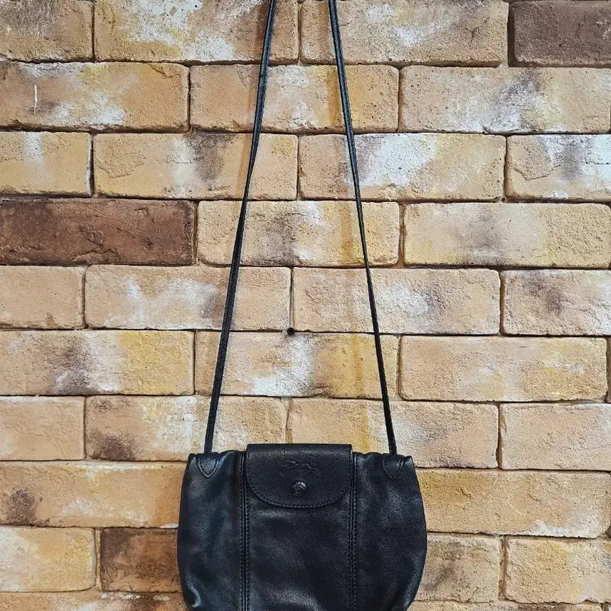 [BUNJANG] Longchamp Mini Leather Crossbody Bag / 롱샴 미니 레더 크로스백