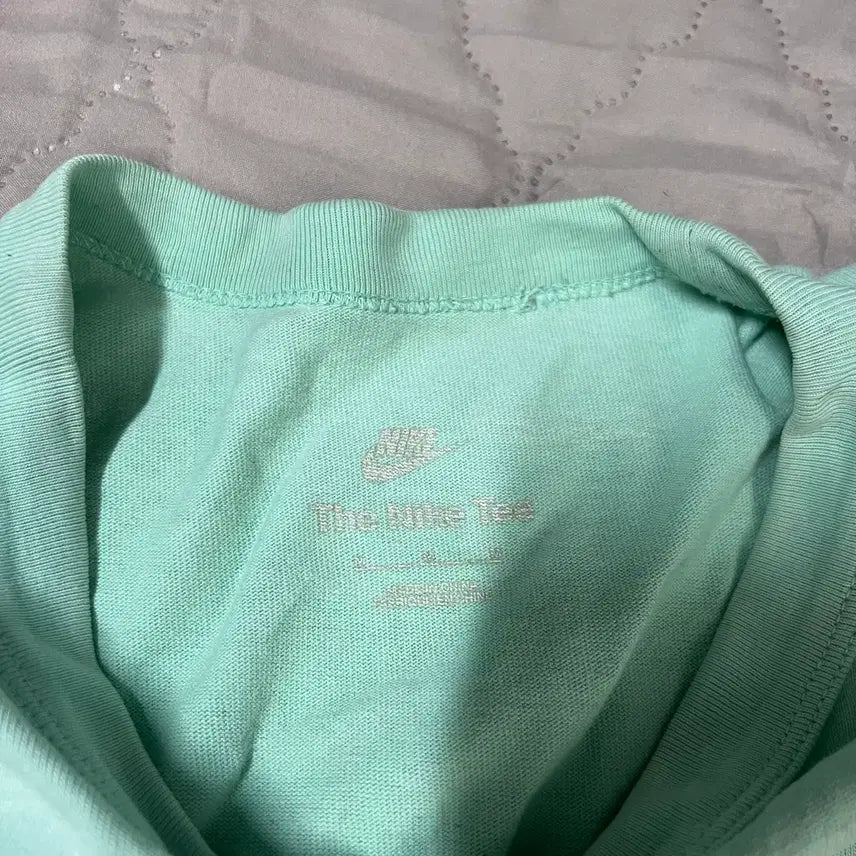 [BUNJANG] Nike Just Do It Mint Tie-Dye Washed Vintage T-Shirt M / 나이키 저스트두잇 민트 반팔 M 프린팅 타이다이 워싱 빈티지