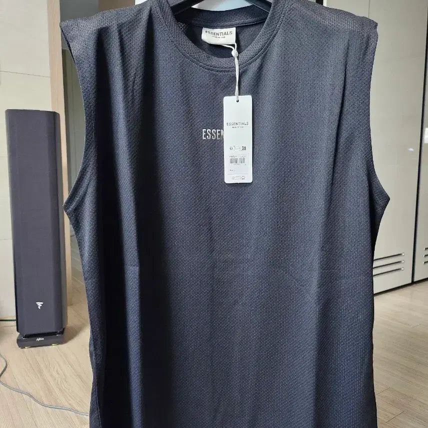 [BUNJANG] Fear of God Essentials Sleeveless T-Shirt Navy/Black / 에센셜 민소매 티셔츠